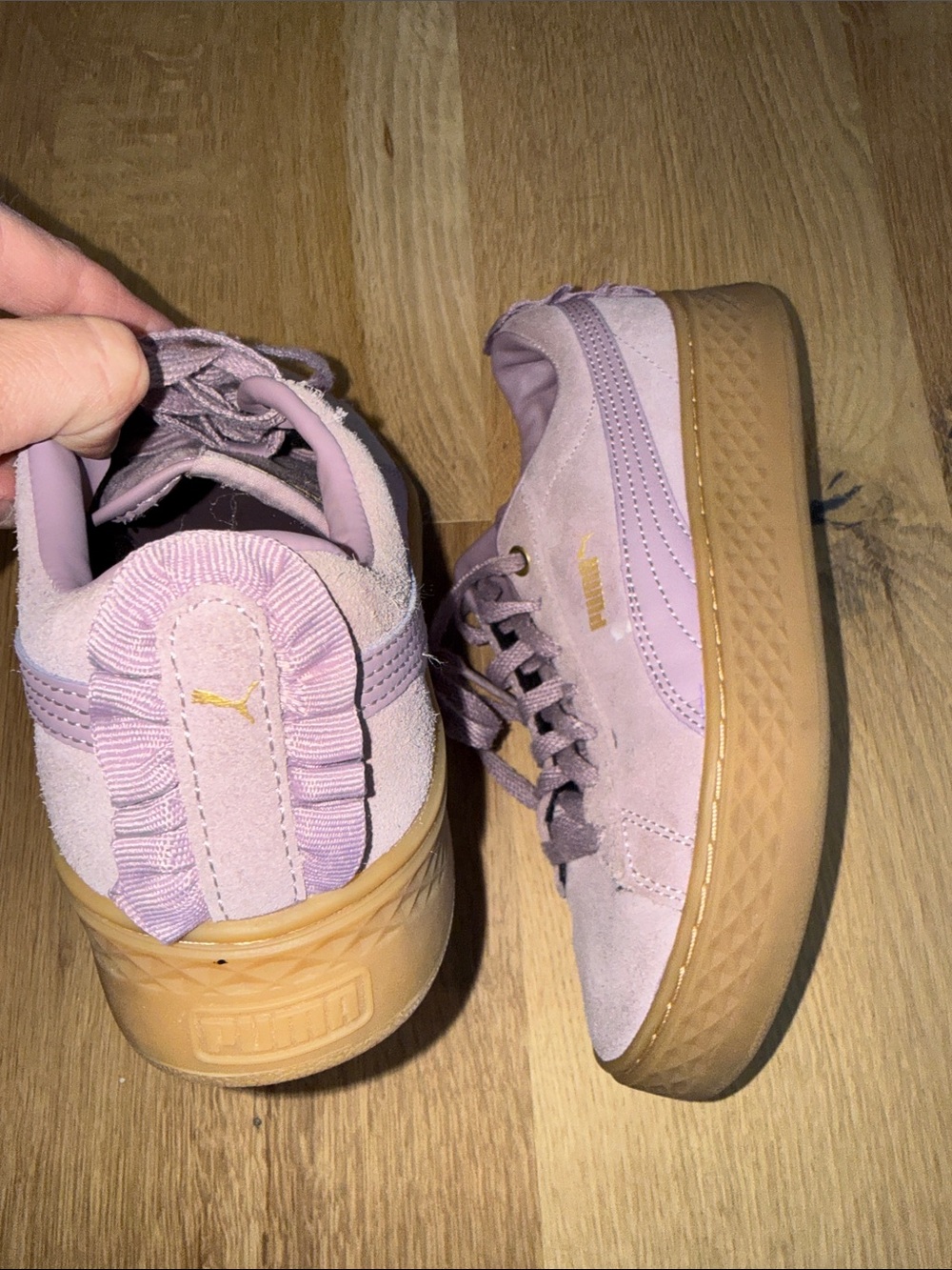 Puma softfoam optimal comfort platform Sneakers Lavender Women 7.5